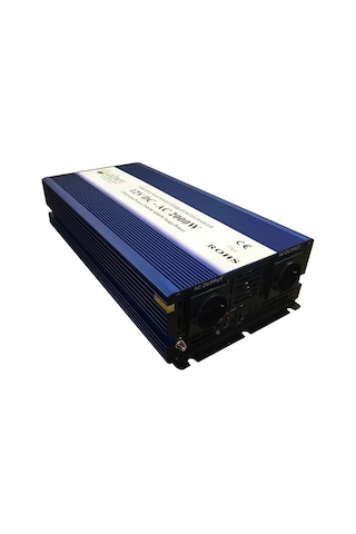 2000 Watt 12 Volt Ups Şebeke Şarjlı Tam Sinüs İnverter