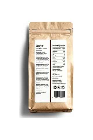 Chocolate Bean Coffee 200g, Çikolata Aromalı Çekirdek Kahve Çekirdek Kahve