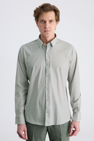 Twn Slim Fit Bej Baskılı Gömlek 4ec02ad072802 Bej