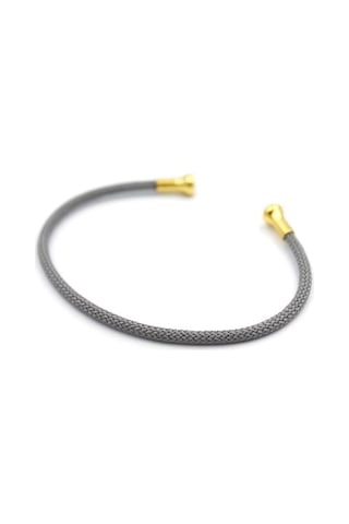 Hasır Pndr Bileklik - Gri Çok Renkli