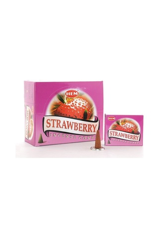 Premium Strawberry Aromalı Konik Tütsü Huzurlu Ortam Hoş Atmosfer Aroma Keyfi
