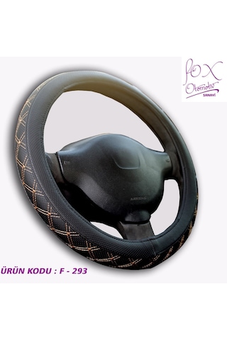 Geçmeli Direksiyon Kılıfı Renkli Baklava Nakışlı Çember Model