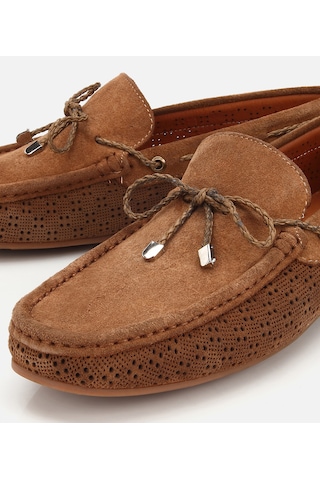 Hotiç Erkek Süet Deri Kahverengi Delikli Günlük Loafer 02ayh319470a420 02ayh319470a420