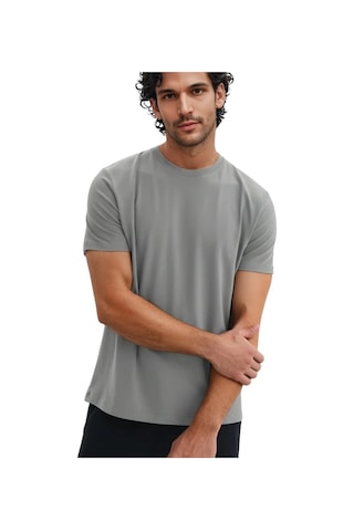 Ar-ma Erkek Regular Fit Pamuk Süprem Basic Bisiklet Yaka Tişört Y31344408002 Gri 2XL