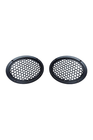 2 Adet - Oval Hoparlör Kapağı 6x9 İnç Kaliteli Plastik Midrange Kapak