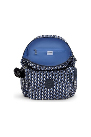 Kipling Kıplıng City Zip S Küçük Boy Sırt Çantası Desenli 3d K Blue Çok Renkli