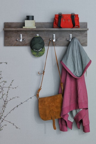 Asela Raflı Antre Genç Odası Askılığı Anahtarlık