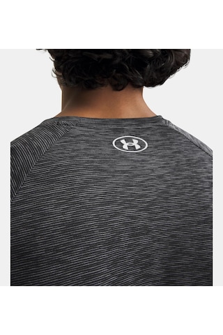 Under Armour Ua Tech Textured Ss Erkek T-shirt-31821 Siyah