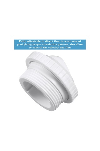 Anjiexun Hayward Sp1419d İçin Yüzme Havuzu Açıklığı Akış Girişi İçin 3 Adet Nozul Beyaz