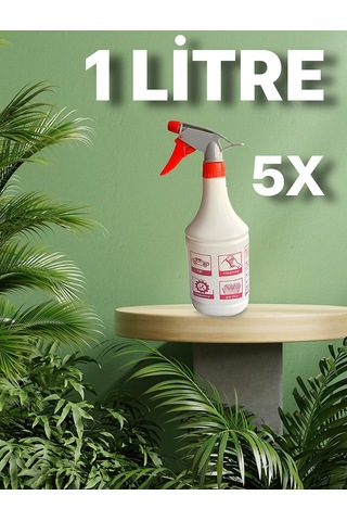 Çok Fonksiyonlu Taşınabilir Boş 1Lt  Boş Sprey Şişesi (5adet)