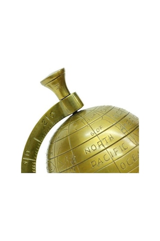 Yerküre Dünya Antik Bronz Renk 5''