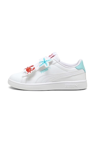 Puma Smash 3.0 Badges Çocuk Spor Ayakkabı 397286 06 Beyaz