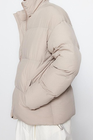 Ersefa Tasarım Düz Astarlı Yaka Standart Bol Dik Unisex Oversize Fit Dik Taş