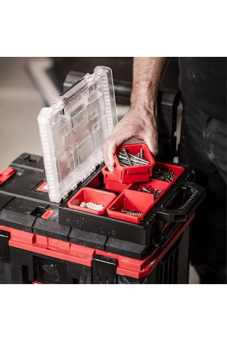 Einhell E-Case Half-Size Organizer Ayırma Kutusu 4540048, E-Case sistemi, Half-Size Kilitli E-Case için, maks. 12,5 kg