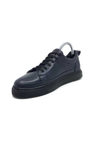 Taşpınar %100 Hakiki Deri Erkek Yazlık Rahat Günlük Sneaker Ayakkabı 40-44 Lacivert