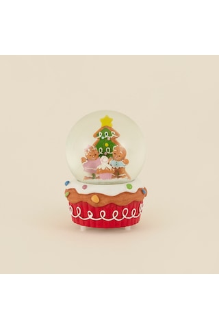 Karaca Home New Year Yılbaşı Cupcake Müzikli Yılbaşı Kar Küresi