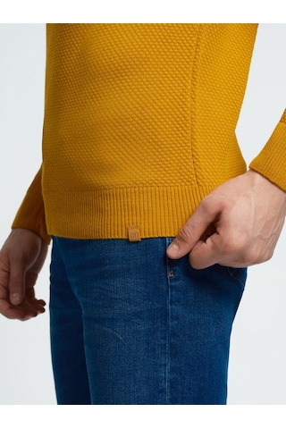 Loft Regular Fit Erkek Kazak Mustard