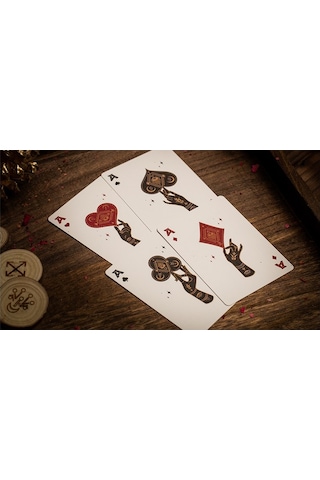 Twpcc Palmistry Golden Ivory Premium Oyun Kağıdı Limited Edition Koleksiyonluk İskambil Kartları