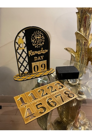 Owl Global Ramazan Takvimi,gün Sayacı, Dekoratif Masaüstü Organiz