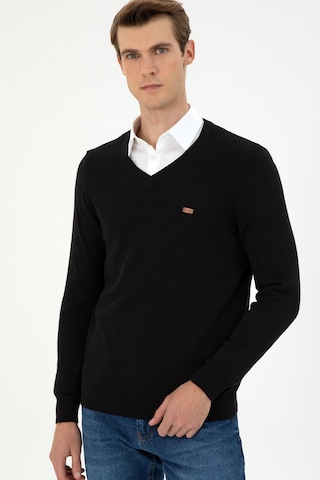 U.s. Polo Assn. Erkek Siyah Kazak /triko 50297063-vr046 Siyah