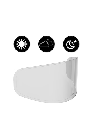 Gp Kompozit Universal Kask Buğu Buhar Önleyici Pinlock Şeffaf