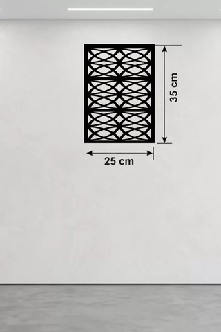 Znv Zenvia Mey İthalat Selçuklu Yıldızı Temalı Ahşap Duvar Tablosu - 25x35 Cm Lazer Kesim Dekoratif Pano Znv202 Diğer