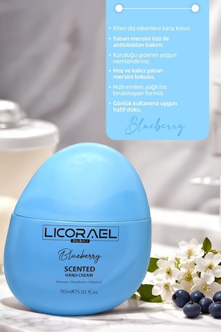 Licorael Dubai Yaban Mersini Özlü El Kremi 30 ML
