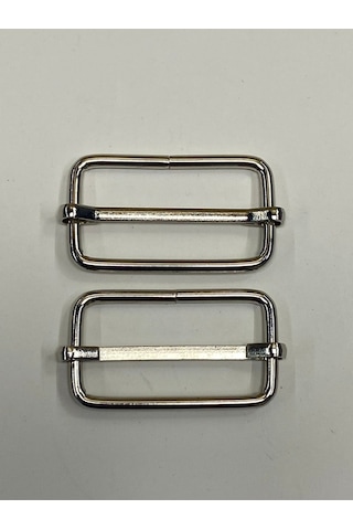 Karantuhafiye Çanta Sürgüsü / Ayar Tokası / 2 Li Set / 3 Cm Antrasit 4 Cm Gümüş 4 Cm Gümüş Çok Renkli