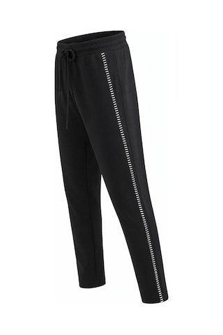 Plus Scorpion Erkek Slim Fit Pamuklu Eşofman Altı Siyah