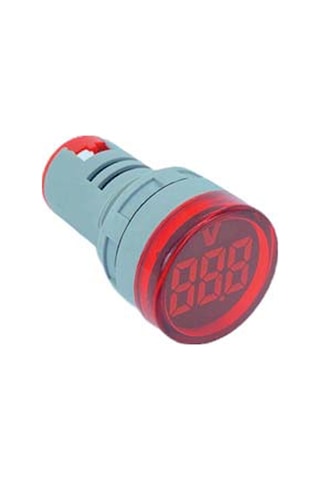 22mm Dijital Ampermetre 0-100a Ac Kırmızı
