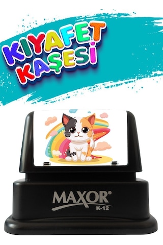Maxor Kaşe Kıyafet Kaşesi Yavru Kedi Temalı Öğrenci Kaşesi / Kıyafet Etiketi / Kumaş Kıyafet Kaşesi