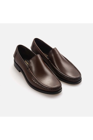 Kemal Tanca Bağcıksız Erkek Loafer 6219 Kahverengi