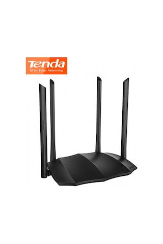 Tenda Ac8 Ac1200 4Port Wifi 2.4Ghz 5Ghz Dual. 4 X 6Dbi Anten. Rou