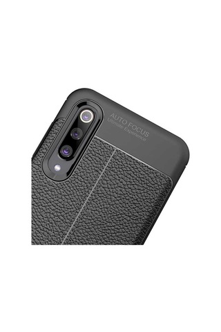Xiaomi Mi 9 Kılıf Zore Niss Silikon Kapak Siyah