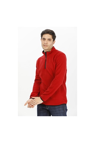 Exuma Yarım Fermuarlı Polar 2312001 - Kırmızı