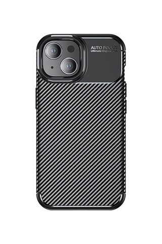 Apple Uyumlu iPhone 15 Hptk Negro Silikon Kılıf-siyah Siyah Siyah