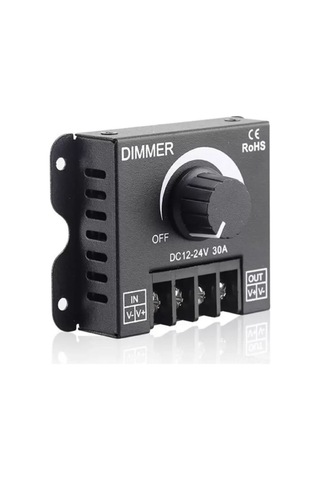 Dc 12v 24v 30a Led Sürücü Dimmer 360w 720w Voltaj Ayarlı Ampul