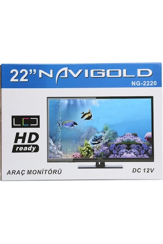 Navigold 22" Led Tv Full Hd Usb Vga Hdmi 12 Volt N11.124