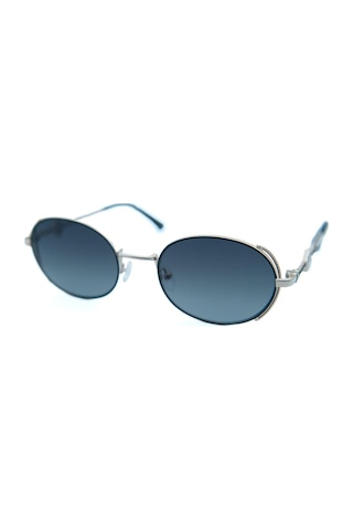 Ferfarini Ff 1484 410 54 Kadın Oval Gri Metal Güneş Gözlüğü Gri