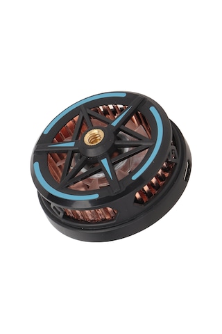 Mufunye S6 Telefon Soğutucu: Magsafe Manyetik, Yarıiletken Soğutma Teknolojisi, 5500 Rpm Turbin Fan, Akıllı Sıcaklık Kontrolü - Siyah