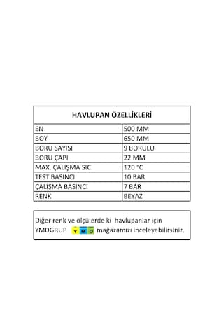 Florad 5/7 (50cmx65cm) (500mmx650mm) Beyaz Havlupan