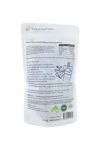 Organik Karışık Sebzeli Bakliyat Unlu Arpa Şehriye 250gr