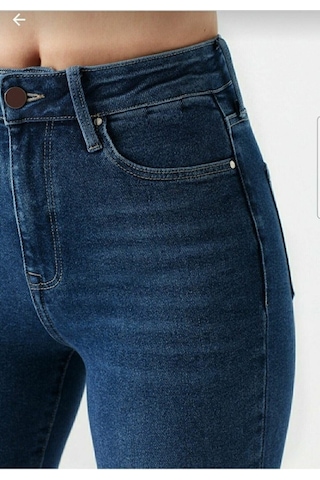 Lavajeans Lizza Kadın Mavi Yüksel Bel Dar Paça Skinny Likralı Kot Pantalon Mavi 6 Mavi
