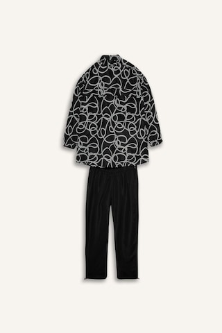 Defacto Regular Fıt Baskılı 3lü Burkini Mayo G8874ax26smbk27 Siyah-bk27