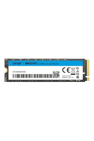 Lexar 500gb Nm610pro Pcıe Gen3 X4 M.2 2280 Ssd 3000-1700mb