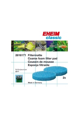 Eheim 2217 Yedek Mavi Sünger (2 Adet)