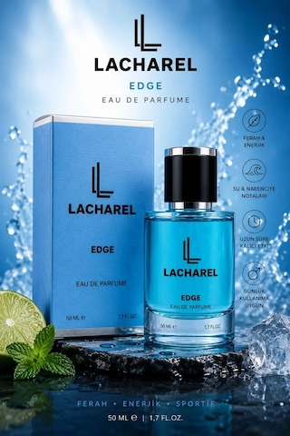 Lacharel Aura Ve Edge 2'li Erkek Parfüm Seti Eau De Parfum 2x50 Ml Diğer