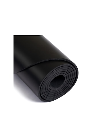 Gymo Pu-rubber Kaydırmaz Kauçuk Yoga Pilates Matı 5mm Siyah Siyah