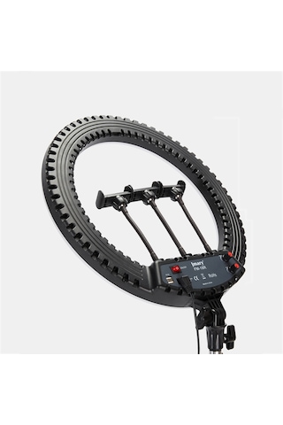 Jmary Fm-18r Uzaktan Kumandalı 43cm Işıklı Telefon Tutucu Ring Light Siyah