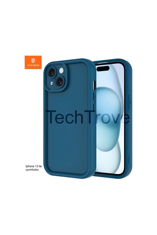 Apple Apple iPhone 13 / 14 Uyumlu Kılıf Kamera Korumalı Kapak